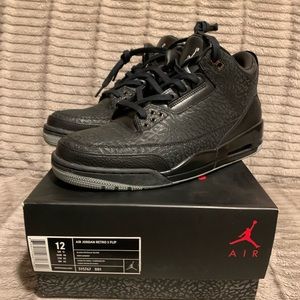 Jordan 3 Retro Black Flip